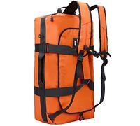 MIER Bolsa de deporte para hombre, resistente al agua, bolsa de viaje, grande, resistente, convertible, con correas de mochila y compartimento para zapatos, para gimnasio, deportes, viajes, Duffle Bag