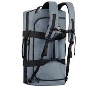 MIER Bolsa de deporte para hombre, resistente al agua, bolsa de viaje, grande, resistente, convertible, con correas de mochila y compartimento para zapatos, para gimnasio, deportes, viajes, 40 L, 60 L