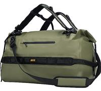 MIER Bolsa de lona impermeable grande con ruedas para kayak, rafting, canotaje, natación, camping, viajes, gimnasio, playa, 60L/80L, Green, (60L) UK, Bolsa seca