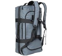 MIER Mochila de lona de 60 L, resistente, convertible, resistente al agua, deportiva, con correas para el hombro, para viajes, noche, camping, gris, (60L) UK, Bolsas de gimnasio