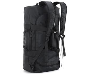 MIER Mochila de lona resistente para hombre, convertible, resistente al agua, con correas para el hombro, para viajes, noche, camping, Black, (60L) UK, Deportivo
