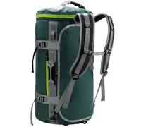 MIER Mochila Grande de Lona Deportiva con Compartimento para Zapatos, Resistente y Resistente al Agua, Verde Militar, 60L