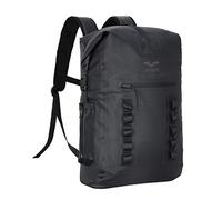 MIER Mochila Impermeable Dry Bag Resistente con Cierre Enrollable para Kayak, Playa, canotaje, natación, Surf, 30 L, Black, Bolsa Seca