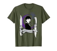 Miércoles Serie Miércoles Socialmente Distante Camiseta, Hombre, Verde Oliva, 3XL