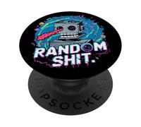 Mierda aleatoria - Glitch - Ciber - Digital PopSockets PopGrip Adhesivo
