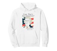 Mierda ¿Eso es para mañana? Jefferson Julio 3, 1776 Meme Divertido Sudadera con Capucha
