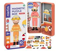 mierEdu - Juego magnético Box Dress Up - Bombero para vestir I Promueve habilidades motoras + fantasía. Juguetes a partir de 3 años