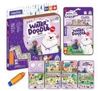 mierEdu Libro mágico para colorear con agua - Libro mágico para colorear para niños a partir de 3 años con lápiz de agua - Libro para colorear mascotas con agua sin manchas - Animales Water Doodle