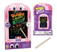 mierEdu Pizarra de escritura LCD para niños con conejos de 8,5 pulgadas, pizarra mágica con bolígrafo, pizarra mágica para niñas y niños, pizarra de dibujo reutilizable, ideal para viajes, regalo para