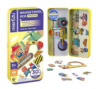MierEdu- PUZLE MAGNÉTICO MIS Viajes-Camiones y excavadoras Puzzles y Rompecabezas, Multicolor (ME0882)