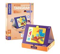 mierEdu Tangram Puzzle, Magnetico Tangram Infantil, Juegos Educativos Niños, Juguetes Montessori Rompecabezas con 80 Formas Geométricas y 7 Desafíos de Nivel, Regalo para Niños 3+ Años (Solo)