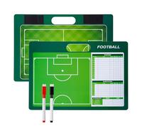 Miershanwell Pizarra Futbol Entrenador, Magneticas Carpeta Táctica de Futsal Plegable Pizarra Tactica fútbol para Entrenamiento de Fútbol - Football Tactics Coaching Board con Lapiceros Borrador