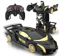 Mieryd Bat Coche Teledirigido Niños Niñas 3 4 5 6 7 8 9 Años, Carro Telecomandado Transformar Robot Radiocontrol Coche Juguete Recargable, Regalo Cumpleaños Brinquedos Criança Juego Infantiles RC Car