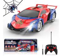 Mieryd Coche Teledirigido, Escala 1/18 Coches de Carreras Alta Velocidad Juguetes Niños 3 4 5 6 7 8 9 10 Años Juegos al Aire Libre Interior Drift RC Car con Luces Regalo Cumpleaños Navidad Niño Niña