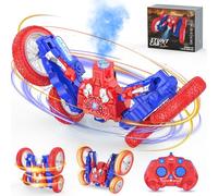 Mieryd Coche Teledirigido Robot Spider para Niños, Coche RC Acrobático Transformable Monster Truck con Rotación 360°, Juego y Juguete Regalo Ideal para Cumpleaños y Navidad para Niños de 3 a 12 Años