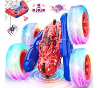 Mieryd Spider Coche Teledirigido, Acrobacia RC Carro Monster Truck 4x4 Crawler con Luz, Juguete Niño 3 4 5 6 7 8 9 Años Juego Infantile Exterior Regalo Cumpleaños Brinquedo Remote Control Car Toy