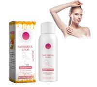 Miey Body Depilación Espuma, Cera de Abeja Mousse Depilatoria Calmante Espuma Depilatoria Espray de Miel Mousse Depilación Spray para Depilación Larga Duración Suave Zona, Piernas, Brazos Y Axilas