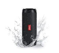 MIFA WildRod Altavoz Bluetooth 5.3, IP67 Impermeable y A Prueba de Polvo, Potencia de reproducción 30W, Batería de 12 Horas, Carga USB-C y Soporte Micro-SD, RGB LED Luz, Negro