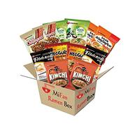 MiFan Ramyun Box - Surtido de Ramen Coreano (12 Sobres, 6 Sabores Variados)