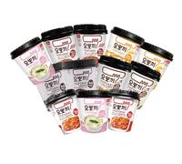 MiFan Tteokbokki Box - Pack 12 Vasos Topokki Coreano, 6 Sabores, Comida Coreana Instantánea