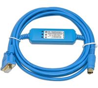 MIFANI Cable Ethernet de Red, Cable PLC Cable de programación PLC TSXPCX1031 Línea de Descarga Puerto RS232