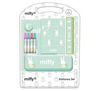 MIFFY BUDDY - Set de Escritura, Estuche Regalo, Estuche Metálico, Plumier, Estuche Niño, Ideal para Niños, Cómodo y Versátil, Calidad y Resistencia, 27x3x37.5 cm