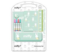 MIFFY BUDDY - Set de Escritura, Estuche Regalo, Estuche Metálico, Plumier, Estuche Niño, Ideal para Niños, Cómodo y Versátil, Calidad y Resistencia, 27x3x37.5 cm