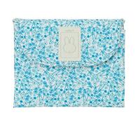 Safta Cambiador de bebé MIFFY MUM GARDEN – 40x50 cm, reciclado, repelente al agua, turquesa floral