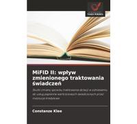 MiFID II: wpływ zmienionego traktowania świadczeń: Skutki zmiany sposobu traktowania dotacji w odniesieniu do usług papierów wartościowych świadczonych przez instytucje kredytowe