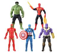 MIFKLMV Anime Figuras Decoración para Tartas, 5 Piezas Cartoon Adorno para Tarta Figuras Decoración Cake Topper Juego de Figuras Set Action Figuras Decoración Tarta de Cumpleaños