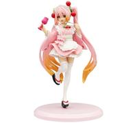 MIFKLMV Miku Figuras, Adorno para Tarta, Anime Figuras, Hatsune Modelo de Personaje de PVC, Cumpleaños Regalos, Modelo Juguetes Coleccionando para Niñas Cumpleaños -B