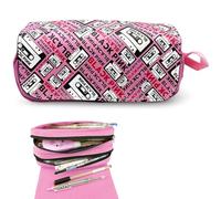 MIFKLMV Rose Estuche de Lápices Niños Lápiz Bolsa Grande Capacidad Estuche con Cremallera, Bolsa de Cosméticos, Porta Lápices Útiles Escolares Papelería de Regalo para Niños y Adultos (B)