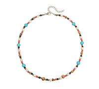 MIFYNN Collar de surfista para hombre, gargantilla con cuentas, collar de concha de puka, collares de cuentas de madera de coco marrón, collares de playa, regalo de joyería de surfista, Medio, Madera