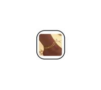 MIFYNN Tobillera de oro para mujer, chapada en oro de 14 quilates, ajustable, cadena de pie de eslabones cubanos de doble capa, brillante, impermeable, accesorio de verano, no se deslustra, paquete de