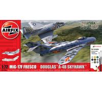 Mig 17F Fresco Douglas A-4b Skyhawk Dogfight Double 1:72 Plástico Modelo Kit