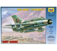 Mig-21 Bis Fishbed-L Kit De Plástico 1:72 Modelo ZVEZDA
