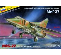 Mig 27 Caza Bombardero Soviético Kit De Plástico 1:72 Modelo ZVEZDA