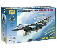 Mig-29C Caza Ruso 1:72 Kit De Modelo De Plástico ZVEZDA