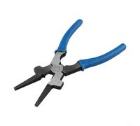 MIG - Alicates de soldadura multifunción de acero de alto carbono de 8 pulgadas para boquilla de antorcha, punta de limpieza, extracción de alambre martillado para fontanería mecánica eléctrica HVAC