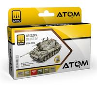 Mig Jimenez AMMO by ATOM Set Colores IDF de Pinturas Acrílicas - 6 Colores de Alta Durabilidad | Secado Rápido, No Tóxico y Autonivelante | Modelo ATOM-20736