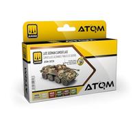 Mig Jimenez Ammo by Camuflajes Alemanes Finales de Guerra Set - 6 Pinturas Acrílicas Atom - ATOM-20728