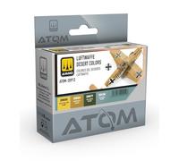 Mig Jimenez AMMO by Colores del Desierto de la Luftwaffe Set - 4 Pinturas Acrílicas ATOM - ATOM-20912