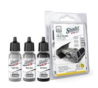 Mig Jimenez AMMO by Matt Shader Colores Fríos Set - 3 Pinturas Acrílicas para Efectos - A.MIG-7327