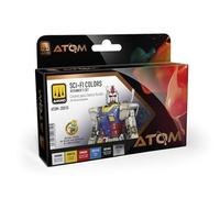 Mig Jimenez AMMO by Set de Principiantes: Colores para Ciencia Ficción - 6 Pinturas Acrílicas ATOM - ATOM-20810