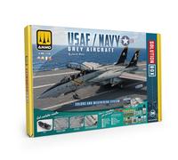 Mig Jimenez AMMO by SOLUTION BOX 36 - Aviones grises USAF/US NAVY (English, Castellano, Français, Deutsch) - A.MIG-7739