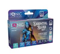 Mig Jimenez IONIC Smart Colors Azules Esenciales Set - 6 Pinturas Acrílicas para Wargames - IONIC-0507