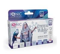 Ammo Ionic etéreo | Set diseñado con lo Necesario para Crear paletas de Tonos Blancos con una excelente Cobertura y un Suave Acabado Mate, Acrílico, Multicolor, 20ml
