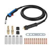 MIG MAG - Antorcha de soldadura MB15 AK 5 m de gas de protección, paquete de manguera WIG, paquete de manguera EURO, conexión central Mig Mag, accesorio de soldadura, cabezal ligero y flexible para