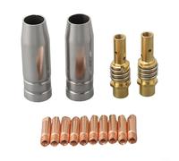 Mig Mag - Juego de accesorios de soldadura M6 de 0,8 mm para MB14/15 ML1500 G15 SB15 TBI150 Ergoplus 15 hasta 180 A uso industrial