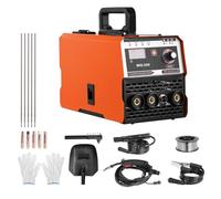 MIG - Soldadora de alambre de relleno 3 en 1 (250 A, con ARC/Flux MIG/MMA Lift WIG, soldadura de alambre de relleno (0,8 mm y 1 mm), con alimentación de alambre sinérgico, dispositivo de soldadura